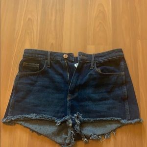 High Waisted Jean Shorts Size 6 (fits more like 4)